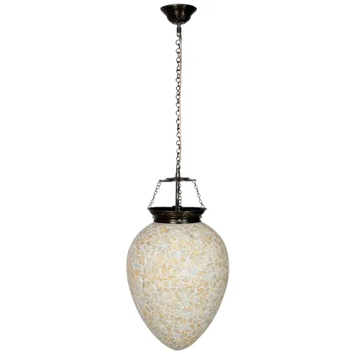 Image of Lexton Beehive Print Pendant Light (Multicolour)