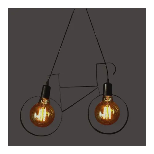 Image of Lexton Vintage Cycle Pendant Light with Bulb