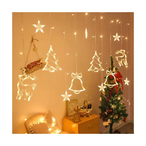 Image of Lexton Window Curtain LED Rice String Lights