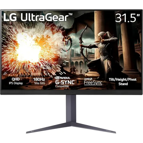 Image of LG 32GS75Q 32-inch QHD gaming monitor.