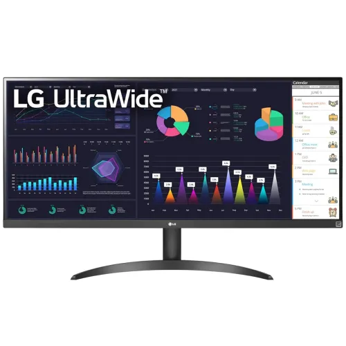 Image of LG 34WQ500 34-inch UltraWide monitor.