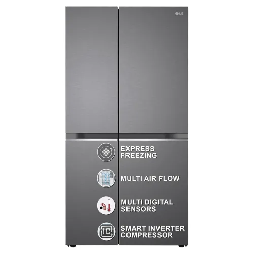 Image of LG 655 L Double Door Side-By-Side Refrigerator