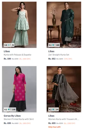 Image of Libas Women Kurta Sets Starting At @₹599