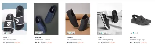 Image of Liberty Men's Footwear Starting @₹239