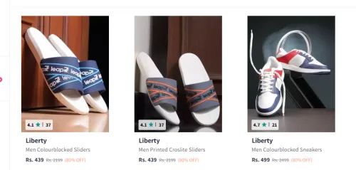 Image of Liberty Men's Footwears Minimum 80% Discount