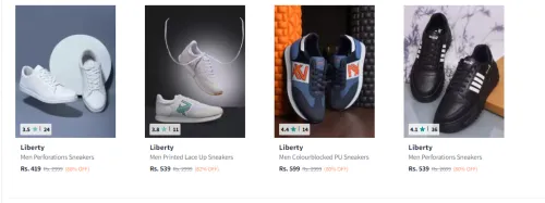 Image of Liberty Men's Sneakers Minimum 80% Discount