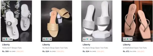 Image of Liberty Women's Flats Minimum 75% Discount