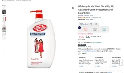 Lifebuoy Body Wash Total10, 1L