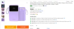 Lifelong 10000mAh 22.5W Wireless Power Bank