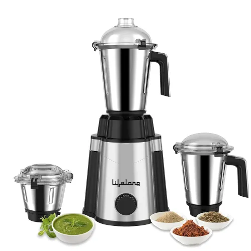 Image of Lifelong 1200 Watts Mixer Grinder (Black, Llmg210)
