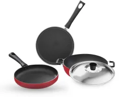 Lifelong Aluminium, 3 - Piece Cookware Set