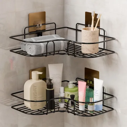 Image of Lifelong Bathroom Corner Shelf 2Pcs