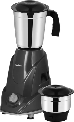 Image of Lifelong Duos 500 W Mixer Grinder (Duos - LLMG92 | 2 Jars | Grey)