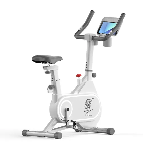 Image of Lifelong Fit Pro Spin Fitness Bike with 6Kg Flywheel, Adjustable Resistance (Max Weight Capacity: 100 kg).