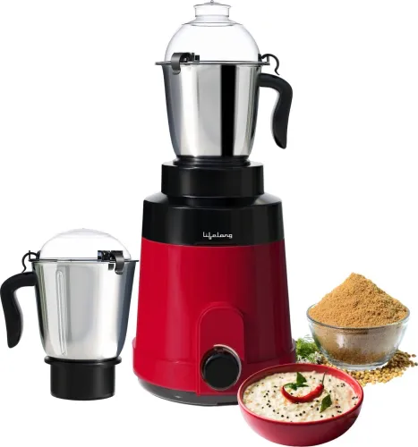 Image of Lifelong Hulk 1200 W Mixer Grinder (LLMG1000 | 2 Jars | Black)