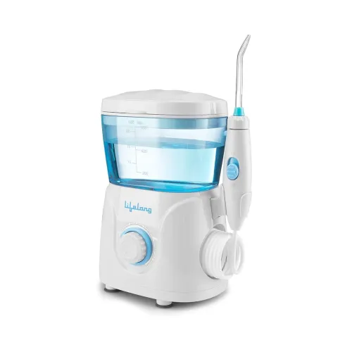 Image of Lifelong LLDC27 Table Top Flosser | 8 360-degree Rotating Jet Tips |.