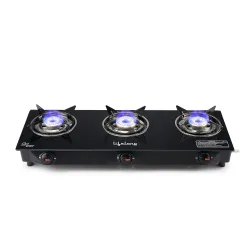 Lifelong LLGS930 Manual Ignition, High Efficiency 3 Burner Gas Stove