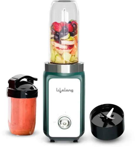 Image of Lifelong LLNBB004 500 W Mixer Grinder (LLNBB004 Nutri Blender | 2 Jars | Green)