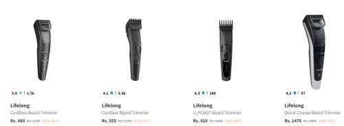 Image of Lifelong Precision Beard Trimmer Kit Starting at ₹480