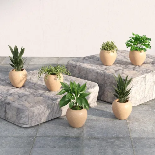 Image of Lifelong Set of 6 Home Decor Planters