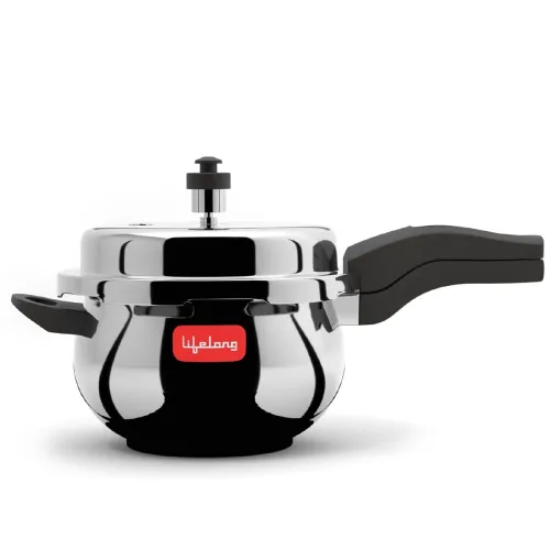 Image of Lifelong Stainless Steel Curve Pressure Cooker 5L