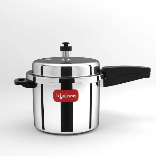 Image of Lifelong Stainless Steel Pressure Cooker 5Liters |