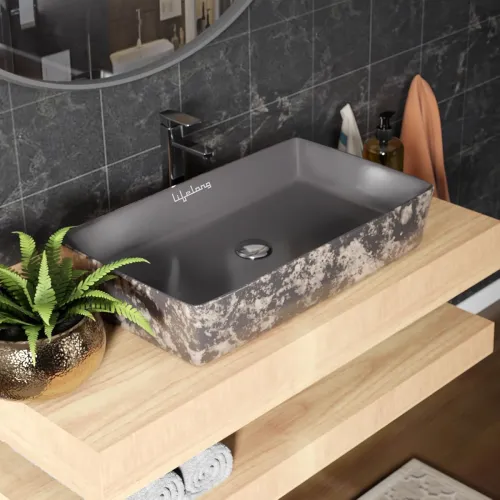 Image of Lifelong Wash Basin for Bathroom - Tabletop Washbasin