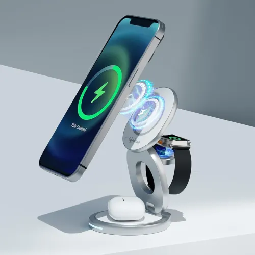 Image of Lifelong Zerocord 3-in-1 MagSafe Wireless Charger