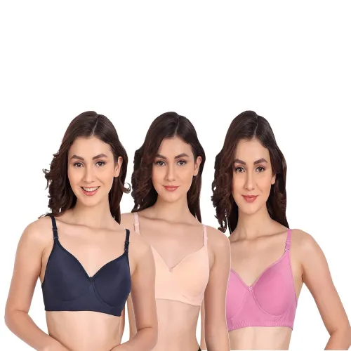 Image of Liigne Pure Cotton Non‑Padded Full‑Coverage Bra