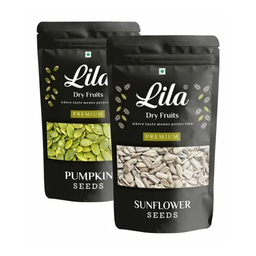 Image of LILA DRY FRUITS Sunflower & Pumpkin Seeds Combo 200 Gms