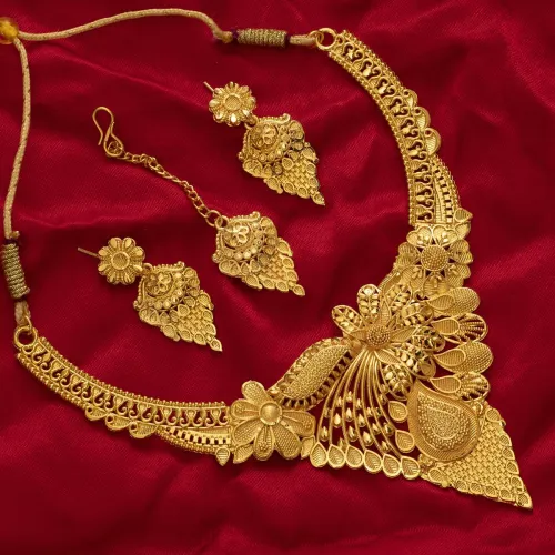 Image of LILY Alloy Gold-plated Gold Jewel Set