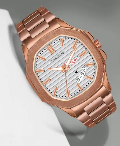 Image of LIMESTONE OTUS 3D Dial Quartz Analog Watch