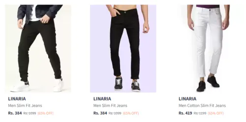 Image of Linaria Men's Jeans at minimum 60% Discount