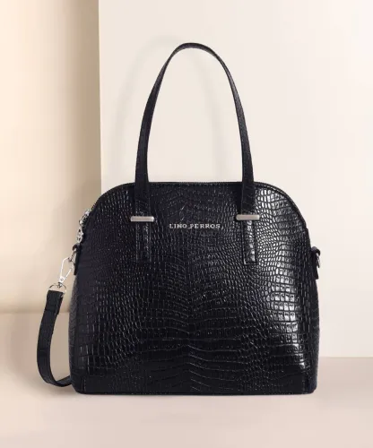 Image of LINO PERROS Women Black Satchel