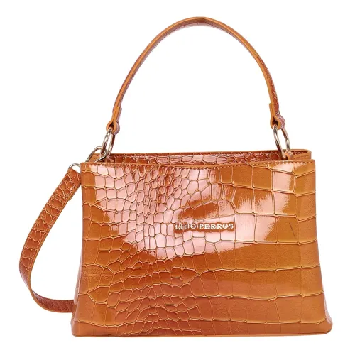 Image of Lino Perros Women Glossy Textured Satchel