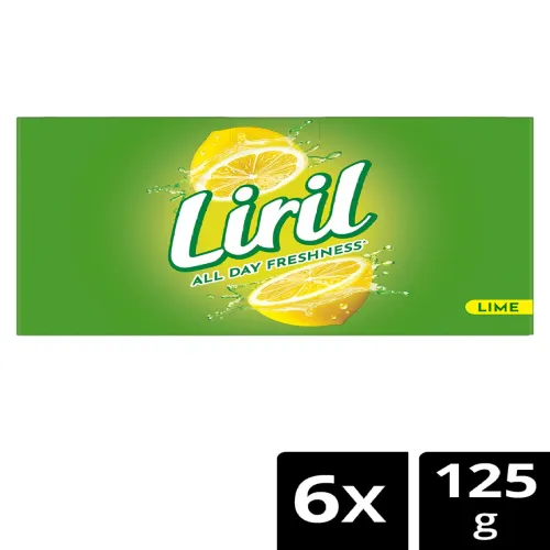 Image of Liril Set of 6 Lime & Tea Tree Oil Soap - 125 g each