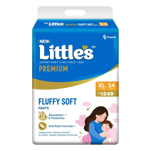 Image of Little's Premium Baby Diapers XL Size 54 Count