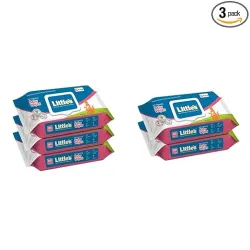 Littles Soft Cleansing Baby Wipes Lid