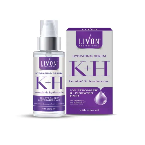 Image of Livon Professional Keratin & Hyaluronic Hydrating Serum 100ml