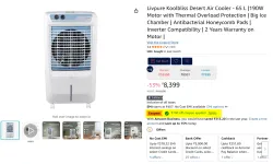 Livpure Koolbliss Desert 190W Air Cooler - 65 L