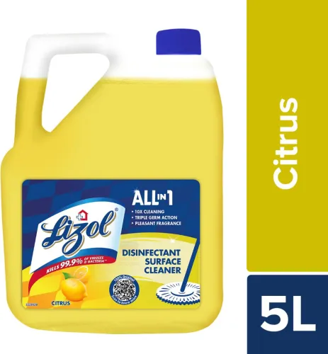 Image of Lizol Disinfectant Surface Cleaner Citrus (5 L)