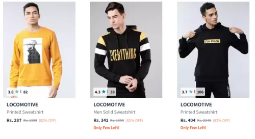 Image of Locomotive Men Fashion Sweatshirt up to 80% Discount