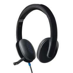Logitech H540 Stereo Wired On Ear Headphones With Mic