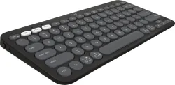 Logitech Pebble Keys 2 K380s Bluetooth Tablet Keyboard  (Graphite)