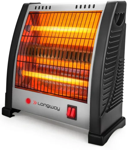 Image of Longway Blaze 2 Rod 800 Watt With ISI Approved Halogen Room Heater