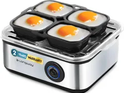 Longway EB04 Stainless Steel Egg Boiler 8 Eggs