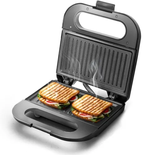 Image of Longway Grilly Pro 850 W Sandwich Maker & Toaster Grill