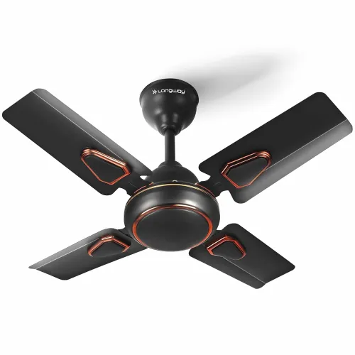 Image of LONGWAY Kiger P1 600mm Ceiling Fan (Smoked Brown, Pack of 1)