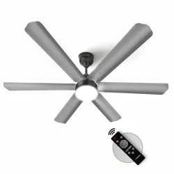 Longway Luminair 1200mm BLDC Ceiling Fan (6 Blades, LED, Remote)