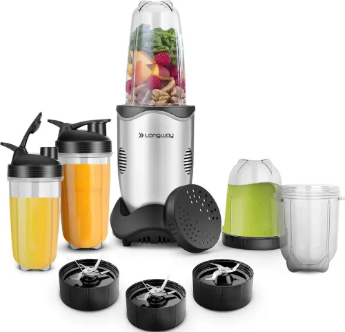 Image of Longway Nutri 600 W Juicer Mixer Grinder 